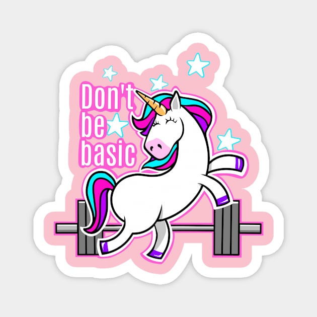 Don't be basic Magnet by TimAddisonArt