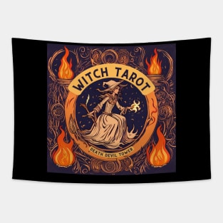 Witch tarot Tapestry