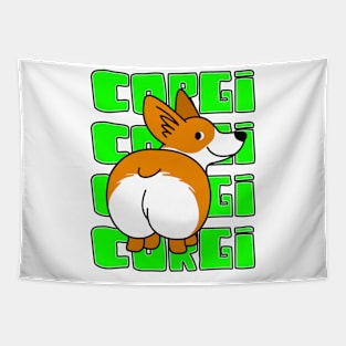 Cute, colourful design for people who love corgis Tapestry