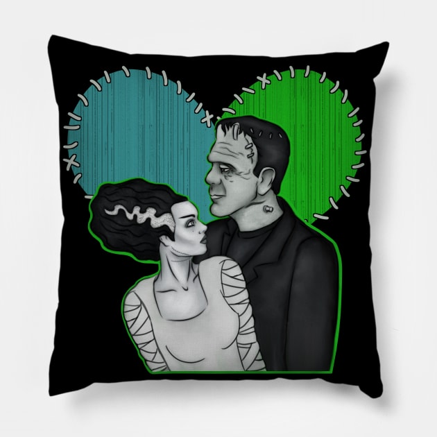 Made for Each Other Pillow by VixxxenDigitalDesign