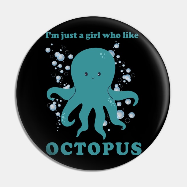 I'm just a girl who Like octopus Cute animals Funny octopus cute baby outfit Cute Little octopi Pin by BoogieCreates