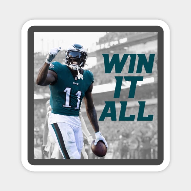 Win It All - 2022 Philadelphia Eagles Magnet by Fishy Beats