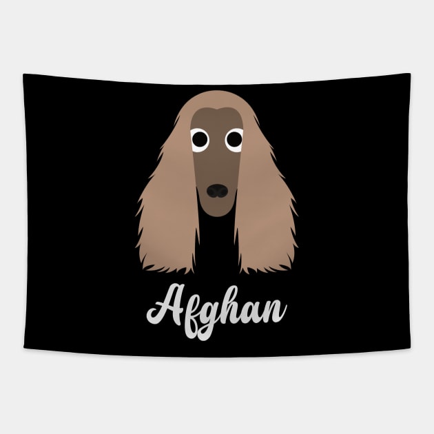 Afghan - Afghan Hound Tapestry by DoggyStyles