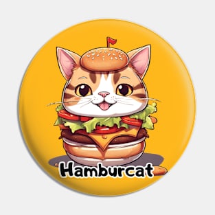 hambucat hamburger cat Pin