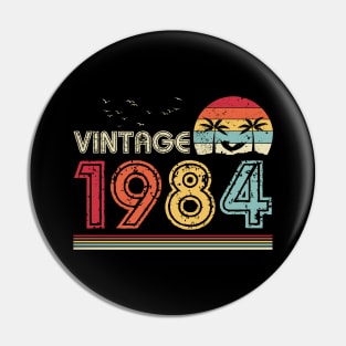 Vintage 1984 Limited Edition 37th Birthday Gift 37 Years Old Pin