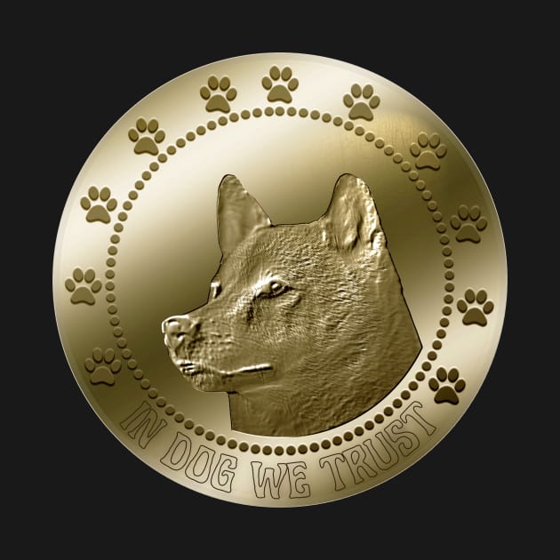 Shiba Inu Coin Crypto Currency Money by JollyMarten