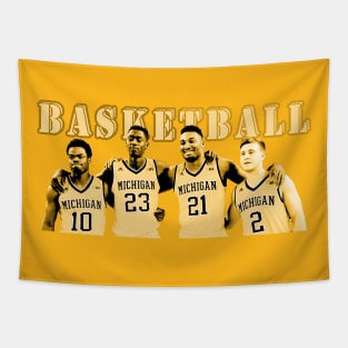 basketball michigan teamlo Tapestry
