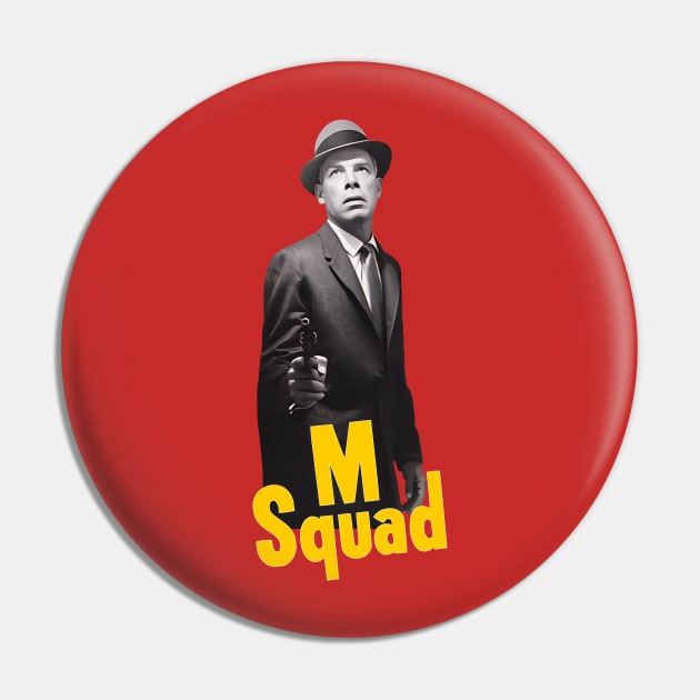 M Squad - Gun- Lee Marvin - 50s/60s Cop Show Pin by wildzerouk