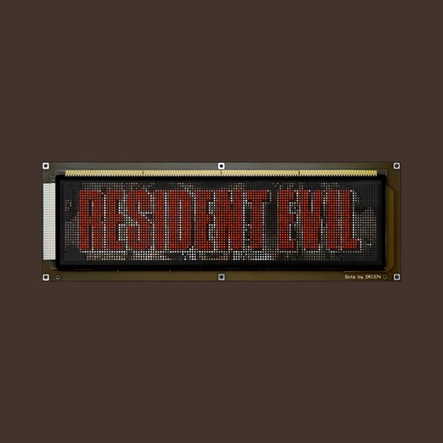 Resident Evil Dot Matrix Display by DRI374