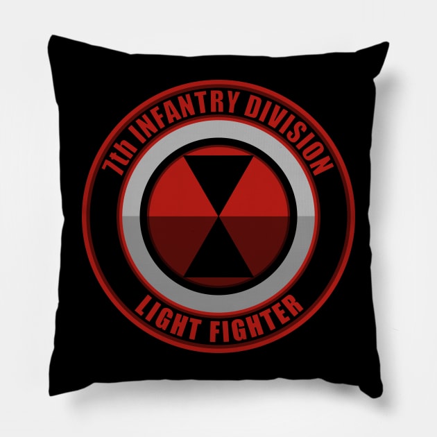 7th Infantry Division Pillow by TCP