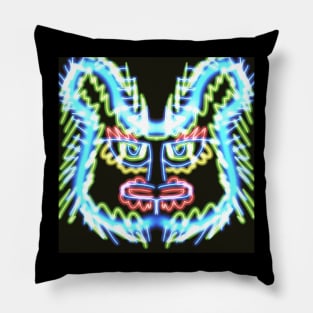 Colorful. Monster t shirt Pillow