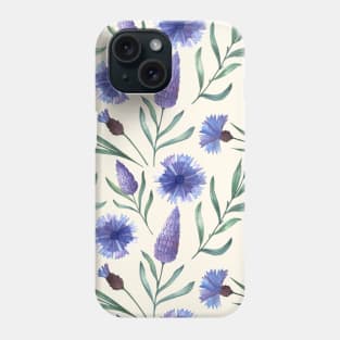 Botanical Floral Seamless pattern 21 Phone Case