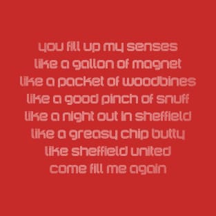 Sheffield You Fill Up My Senses T-Shirt