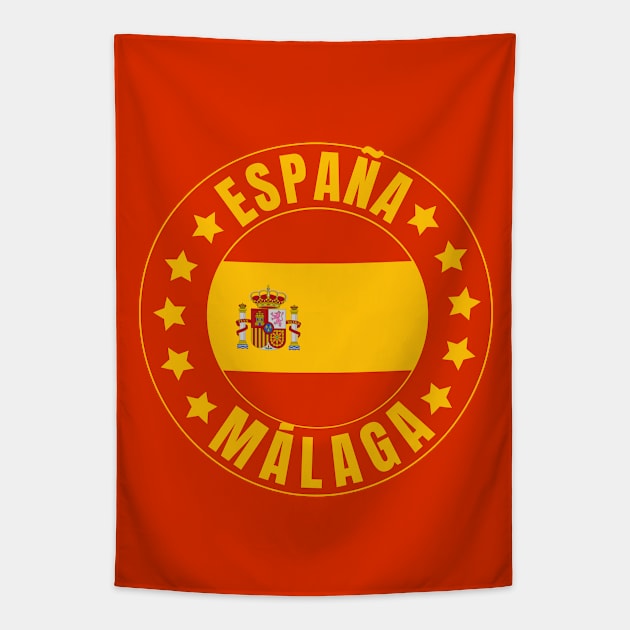 Malaga Tapestry by footballomatic