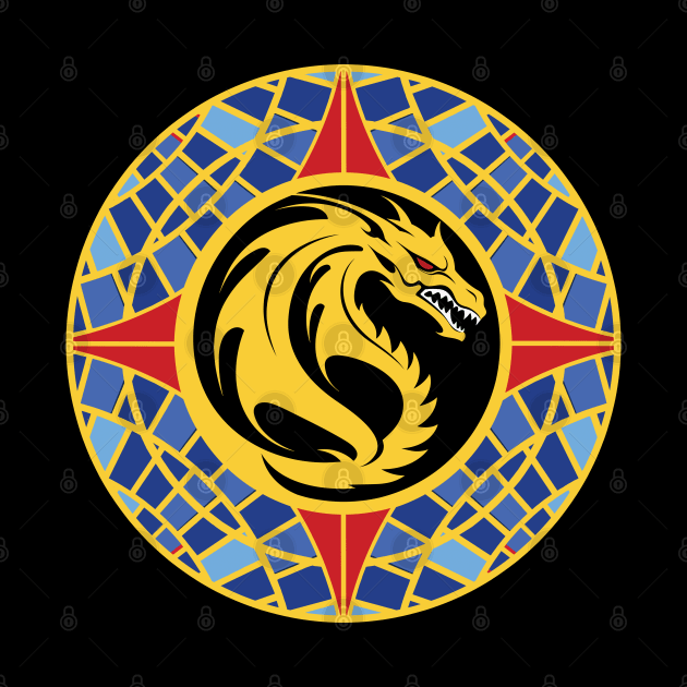 Dragon Carpet Con Circle by Geektastic Designs