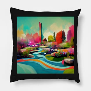 psychedelic river 02 Pillow