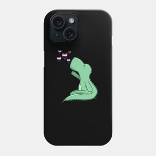 Genderfluid Pride Dinosaur Phone Case