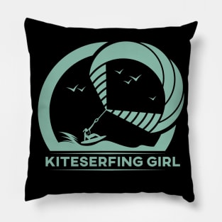 kitesurfing girl Pillow