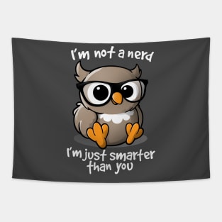 Nerd owl Tapestry