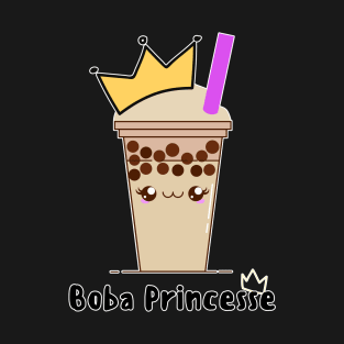 Boba Princesse - Anime Kawaii Bubble Tea T-Shirt