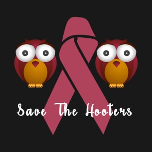 Save The Hooters Breast Cancer Owls T-Shirt