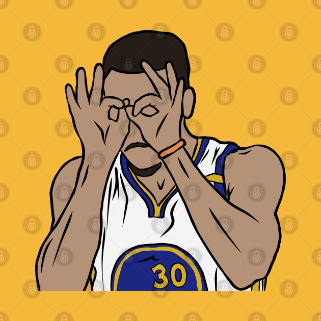 Steph Curry 3 Point Goggles by rattraptees