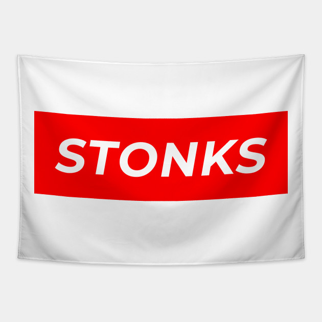 Stonks Stonks Tapestry Teepublic Uk