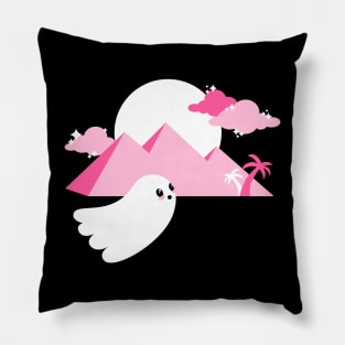 Tourist Ghost Pillow