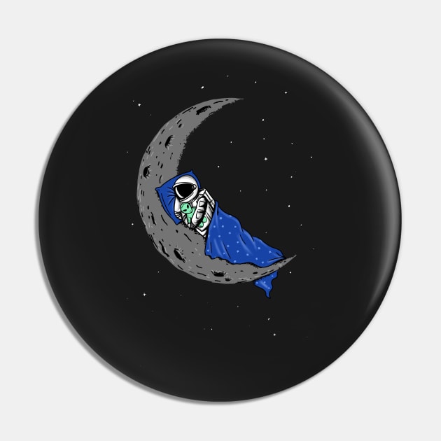 Astronaut Dream Pin by coffeeman