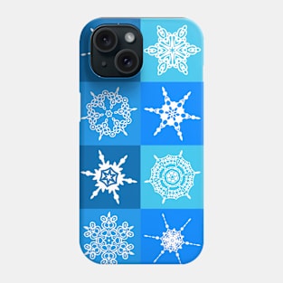 Snow Flake Cubes Phone Case