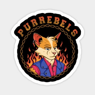 Purrebels Magnet