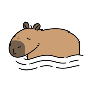 Swimming Capybara T-Shirt