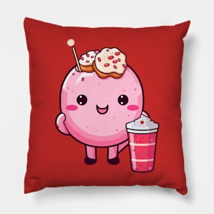 kawaii Ice cream  T-Shirt cute Candy food gilrl Pillow