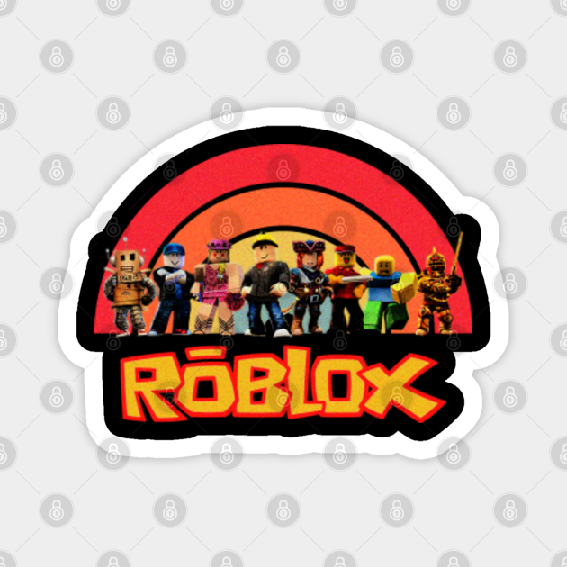 Roblox Rainbow Character Roblox Magnet Teepublic - rainbows roblox character