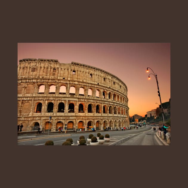 The Colosseum twilight by Cretense72