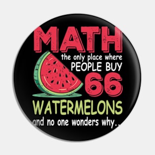 Math And Watermelons Mathematics Calculation Numbers Pin