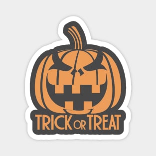 Trick or treat halloween pumpkin | Jack o lantern Magnet