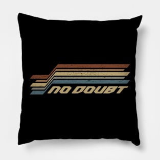 No Doubt Stripes Pillow