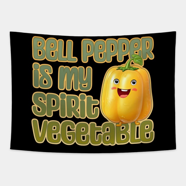 Bell Pepper is my Spirit Animal Tapestry by DanielLiamGill