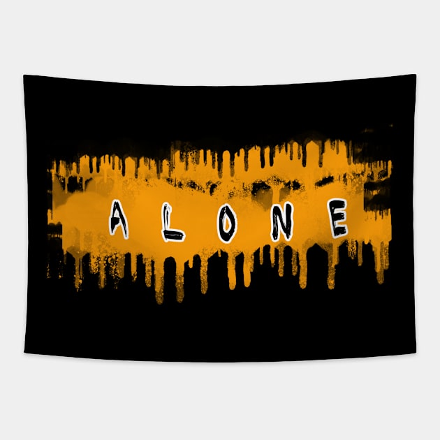 Alone Tapestry by yasinylcu