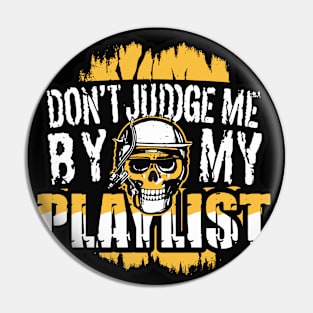 Playlist Power: A Rock Fan’s Declaration Pin