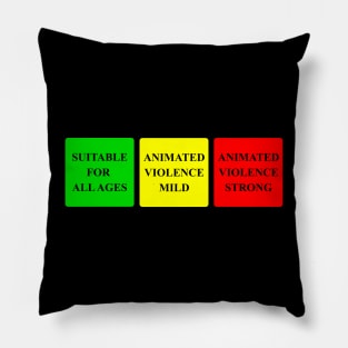 Game Ratings - Arcade Style Pillow