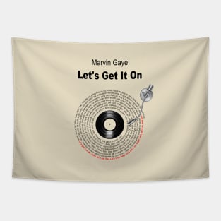 LET'S GET IT ON LYRICS ILLUSTRATIONS Tapestry