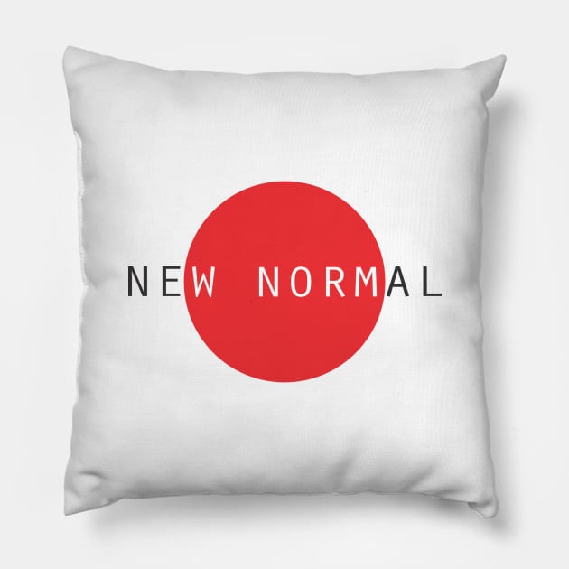 New Normal | Social Distancing 2020 Pillow by Bersama Star