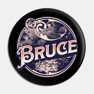 Bruce Name Tshirt Pin