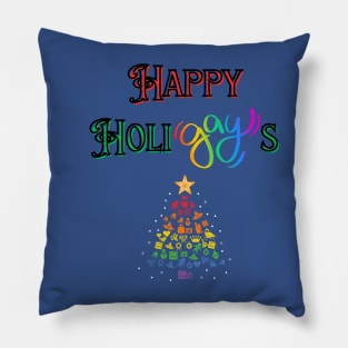 Happy HoliGAYs Pillow