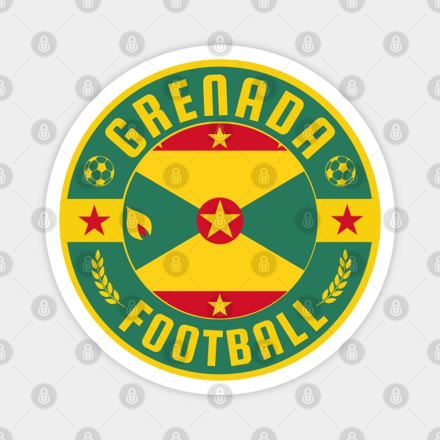 Grenada Football Magnet by footballomatic