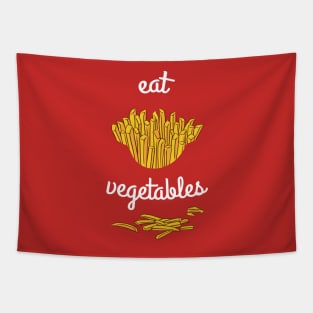 Eat Vegetables Tapestry