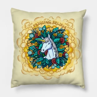 I Frigging Believe Illustration Pillow