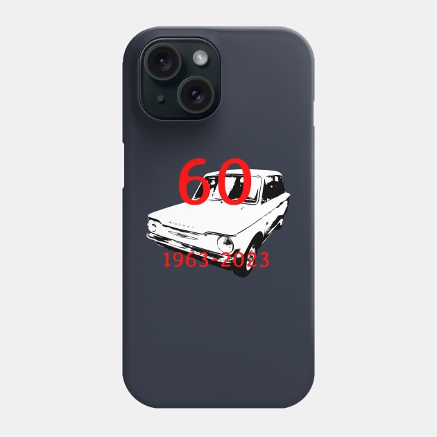 Hillman Imp classic car front quarter monoblock 60th anniversary special edition Phone Case by soitwouldseem